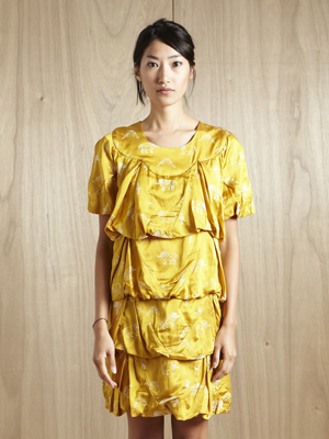 P.A.M. PINE CONE DRESS (gold)